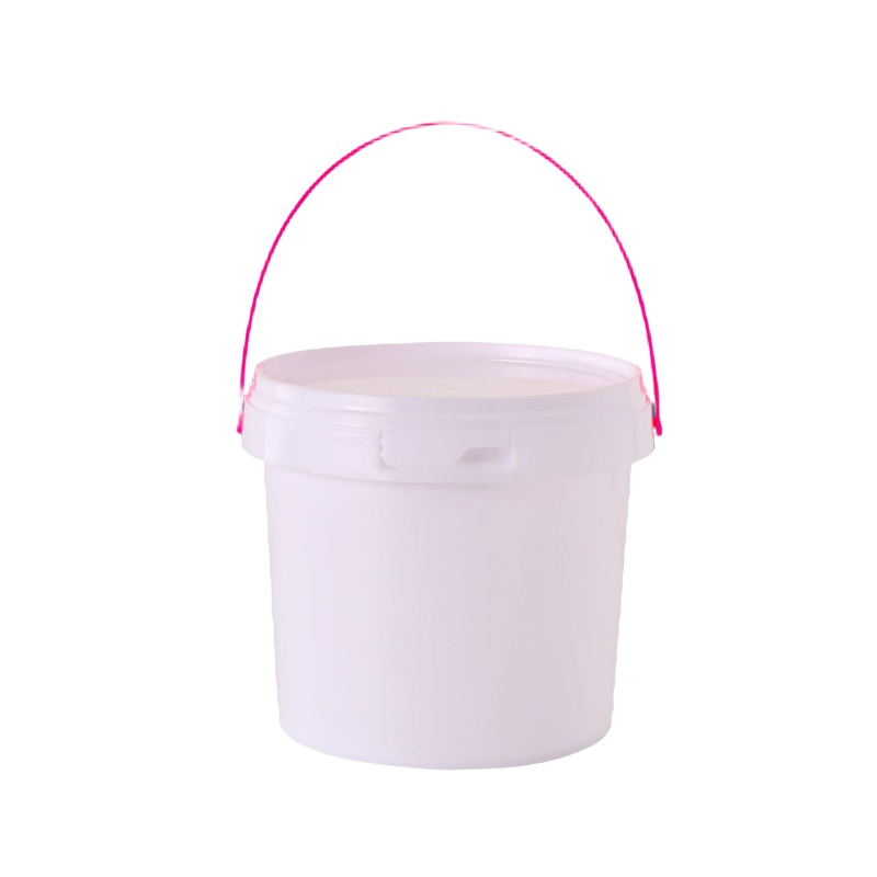 66oz دلو طعام بلاستيكي مع مقبض حوض الآيس كريم Cracker Keeper 2L حاويات تخزين الطعام الفريزر